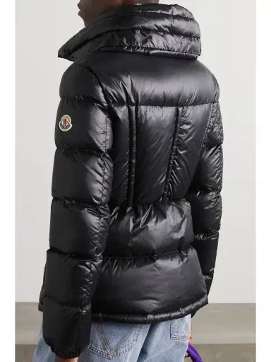 Moncler Douro Hooded Appliquéd Quilted Shell Down Jacket | Thumbnail 4