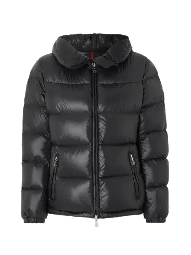 Moncler Douro Hooded Appliquéd Quilted Shell Down Jacket | Thumbnail 1