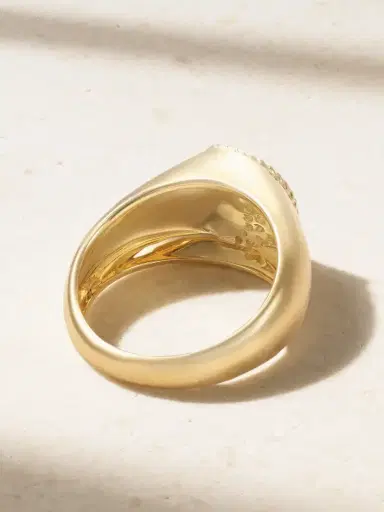 Yvonne Léon Chevaliere Lune 9-karat Gold Diamond Ring | Thumbnail 3