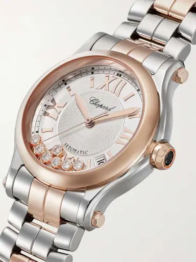 Chopard Happy Sport Automatic 18-karat Rose Gold, Stainless Steel And Diamond Watch | Thumbnail 3 Chopard Happy Sport Automatic 18-karat Rose Gold, Stainless Steel And Diamond Watch | Thumbnail 3