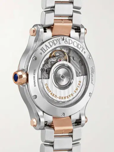 Chopard Happy Sport Automatic 18-karat Rose Gold, Stainless Steel And Diamond Watch | Thumbnail 4 Chopard Happy Sport Automatic 18-karat Rose Gold, Stainless Steel And Diamond Watch | Thumbnail 4