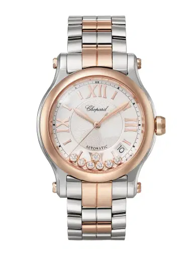 Chopard Happy Sport Automatic 18-karat Rose Gold, Stainless Steel And Diamond Watch | Thumbnail 1 Chopard Happy Sport Automatic 18-karat Rose Gold, Stainless Steel And Diamond Watch | Thumbnail 1