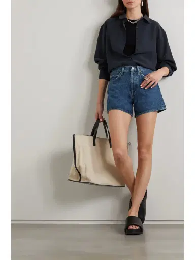 AGOLDE Parker Long Clean Organic Denim Shorts | Thumbnail 2 AGOLDE Parker Long Clean Organic Denim Shorts | Thumbnail 2