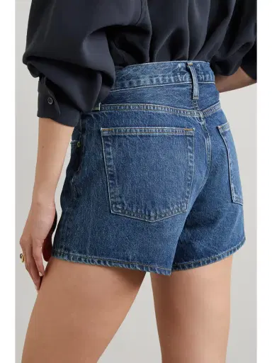 AGOLDE Parker Long Clean Organic Denim Shorts | Thumbnail 3 AGOLDE Parker Long Clean Organic Denim Shorts | Thumbnail 3