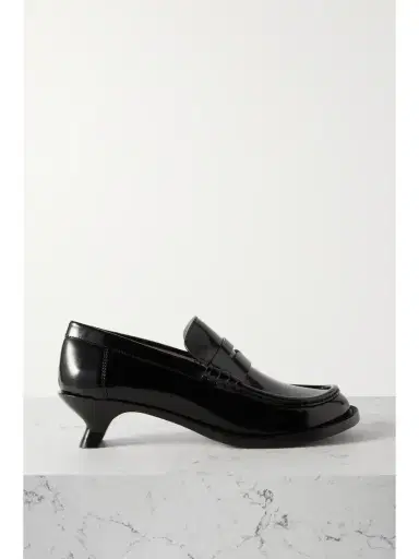 Loewe Terra Glossed-leather Loafers | Thumbnail 1