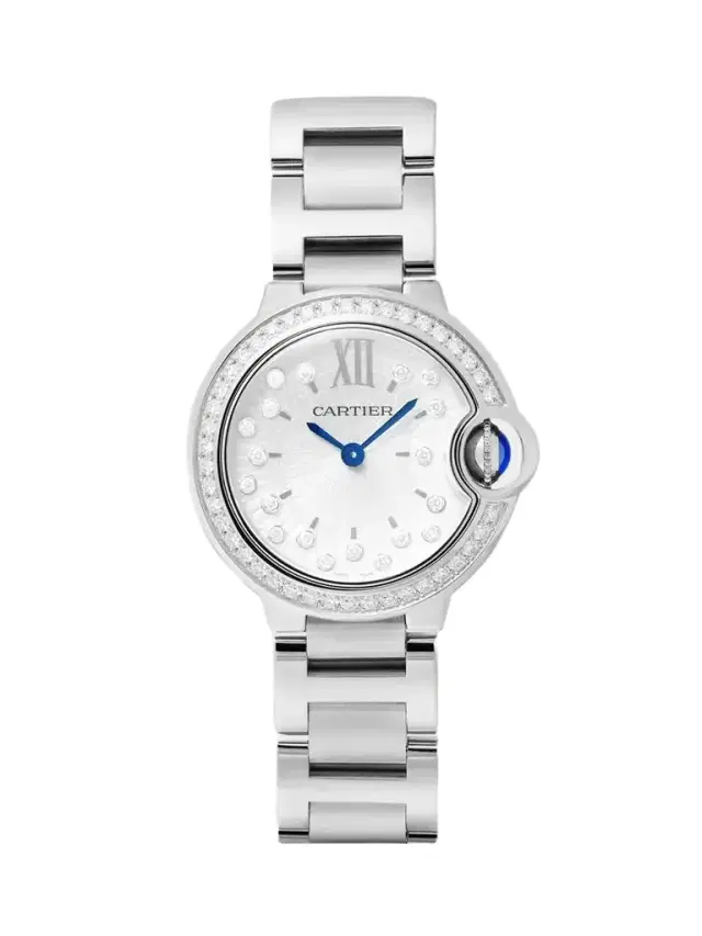 Ballon Bleu De  28mm Stainless Steel And Diamond Watch