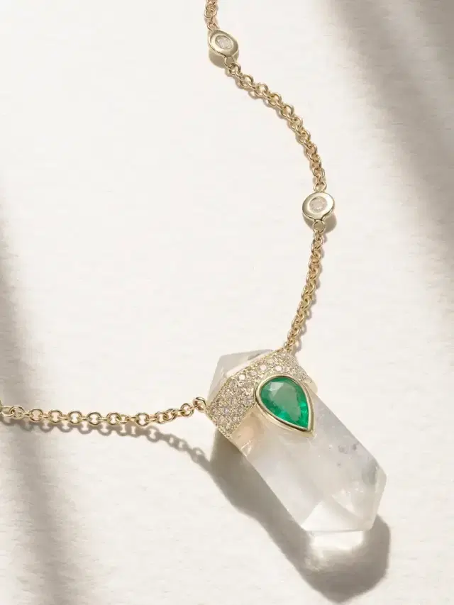 14-karat Gold Multi-stone Necklace