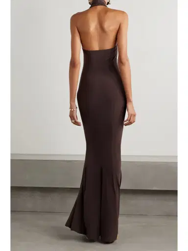 Norma Kamali Stretch-jersey Turtleneck Gown | Thumbnail 3 Norma Kamali Stretch-jersey Turtleneck Gown | Thumbnail 3