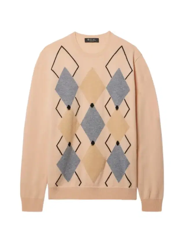 Loro Piana Lower Hutt Argyle Intarsia-knit Cashmere Sweater