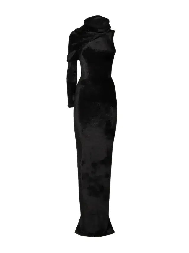 Alaïa Convertible Chenille Gown
