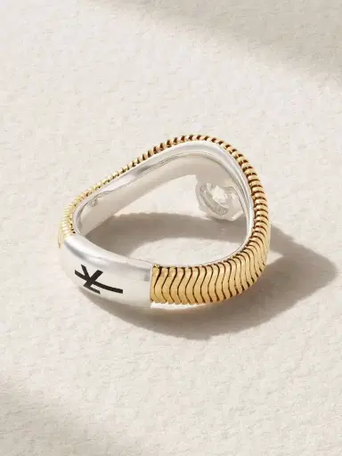 Nikos Koulis Feelings 18-karat Yellow And White Gold Diamond Ring | Thumbnail 3 Nikos Koulis Feelings 18-karat Yellow And White Gold Diamond Ring | Thumbnail 3