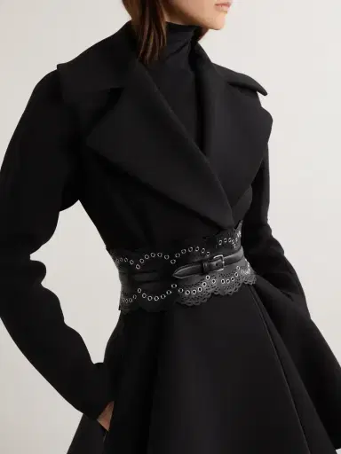 Alaïa Laser-cut Leather Waist Belt | Thumbnail 2