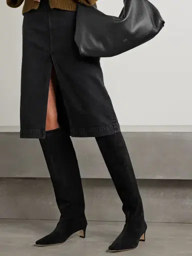 Staud Wally Suede Knee Boots | Thumbnail 2