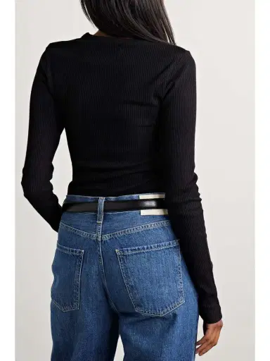 Citizens of Humanity + Net Sustain Bina Ribbed Lyocell-blend Top | Thumbnail 4