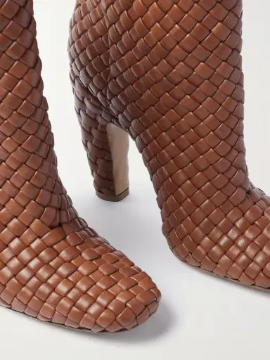 Bottega Veneta Mini Lido Intrecciato Leather Ankle Boots | Thumbnail 4 Bottega Veneta Mini Lido Intrecciato Leather Ankle Boots | Thumbnail 4