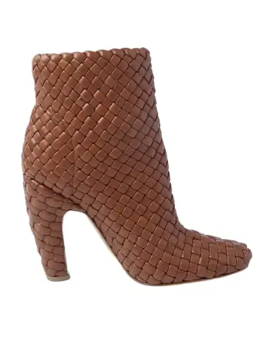 Bottega Veneta Mini Lido Intrecciato Leather Ankle Boots | Thumbnail 1 Bottega Veneta Mini Lido Intrecciato Leather Ankle Boots | Thumbnail 1