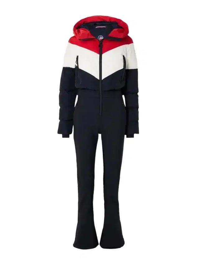 Kira Softshell Quilted Color-block Ski Suit
