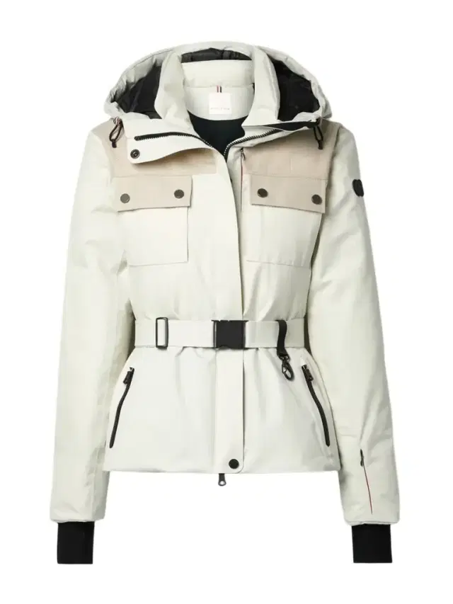 + Net Sustain Diana Hooded Belted Twill-trimmed Eco Sporty Ski Jacket
