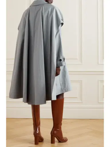 Bottega Veneta Cape-effect Cotton-gabardine Trench Coat | Thumbnail 3