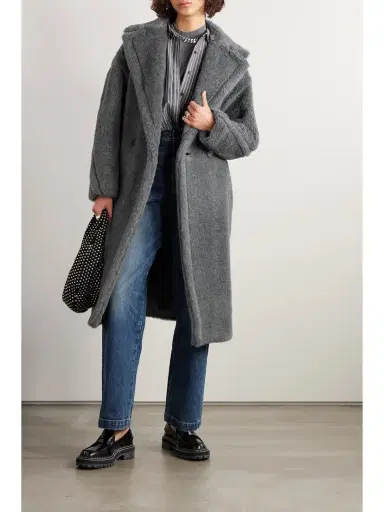 Max Mara Teddy Bear Icon Oversized Wool, Alpaca And Silk-blend Coat | Thumbnail 2 Max Mara Teddy Bear Icon Oversized Wool, Alpaca And Silk-blend Coat | Thumbnail 2
