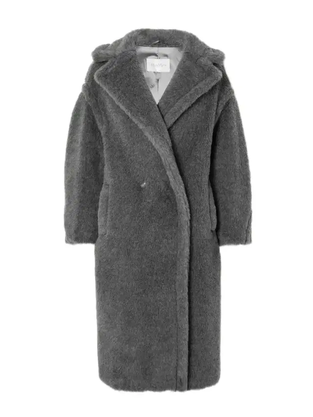 Teddy Bear Icon Oversized Wool, Alpaca And Silk-blend Coat