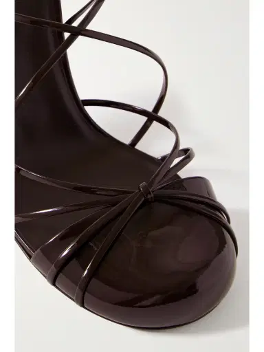 The Row Joan Lace-up Patent-leather Sandals | Thumbnail 4