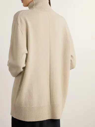 The Row Stepny Oversized Wool And Cashmere-blend Turtleneck Sweater | Thumbnail 3 The Row Stepny Oversized Wool And Cashmere-blend Turtleneck Sweater | Thumbnail 3