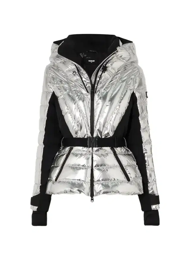 + Net Sustain Elita Metallic Quilted Down Ski Jacket