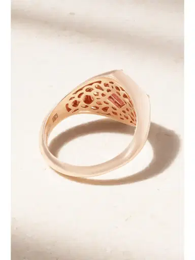 Suzanne Kalan 18-karat Rose Gold, Sapphire And Diamond Ring | Thumbnail 3 Suzanne Kalan 18-karat Rose Gold, Sapphire And Diamond Ring | Thumbnail 3