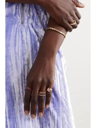 Suzanne Kalan 18-karat Rose Gold, Sapphire And Diamond Ring | Thumbnail 5 Suzanne Kalan 18-karat Rose Gold, Sapphire And Diamond Ring | Thumbnail 5