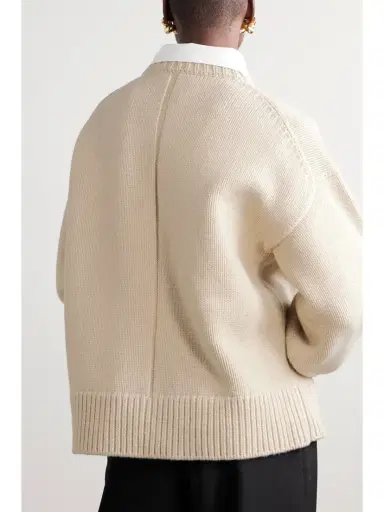 The Row Ophelia Oversized Wool And Cashmere Sweater | Thumbnail 3