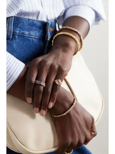 Suzanne Kalan 18-karat Gold, Sapphire And Diamond Ring | Thumbnail 5 Suzanne Kalan 18-karat Gold, Sapphire And Diamond Ring | Thumbnail 5