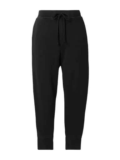 Nili Lotan Nolan Cropped Cotton-jersey Track Pants | Thumbnail 1 Nili Lotan Nolan Cropped Cotton-jersey Track Pants | Thumbnail 1