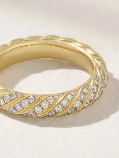 David Yurman 18-karat Gold Diamond Ring | Thumbnail 3 David Yurman 18-karat Gold Diamond Ring | Thumbnail 3