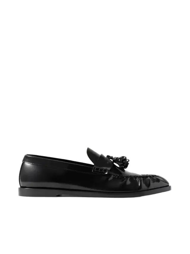 Mens Tasseled Leather Loafers