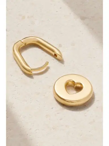 Foundrae Love Petite Chubby Heart Beat 18-karat Gold Single Earring | Thumbnail 3 Foundrae Love Petite Chubby Heart Beat 18-karat Gold Single Earring | Thumbnail 3