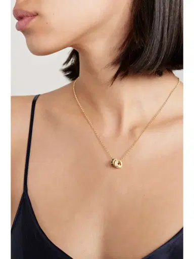 Foundrae Resilience + Wholeness Heart Beat 18-karat Gold And Enamel Necklace | Thumbnail 2 Foundrae Resilience + Wholeness Heart Beat 18-karat Gold And Enamel Necklace | Thumbnail 2