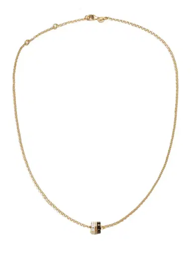 Foundrae Resilience + Wholeness Heart Beat 18-karat Gold And Enamel Necklace | Thumbnail 1 Foundrae Resilience + Wholeness Heart Beat 18-karat Gold And Enamel Necklace | Thumbnail 1