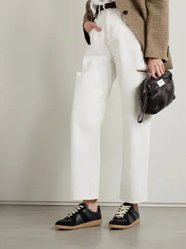 Maison Margiela Replica Suede And Leather Sneakers | Thumbnail 2 Maison Margiela Replica Suede And Leather Sneakers | Thumbnail 2