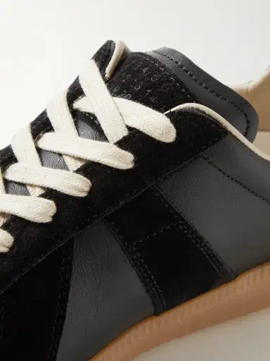 Maison Margiela Replica Suede And Leather Sneakers | Thumbnail 4 Maison Margiela Replica Suede And Leather Sneakers | Thumbnail 4