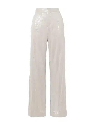 Brunello Cucinelli Sequined Crepe Wide-leg Pants | Thumbnail 1