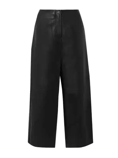 TOTEME + Net Sustain Paneled Leather Wide-leg Pants | Thumbnail 1 TOTEME + Net Sustain Paneled Leather Wide-leg Pants | Thumbnail 1