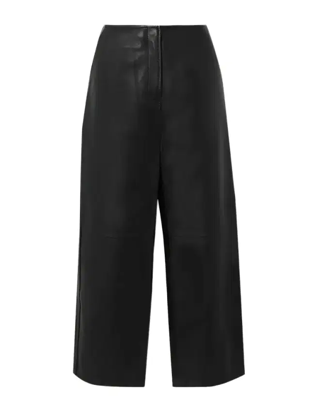 + Net Sustain Paneled Leather Wide-leg Pants
