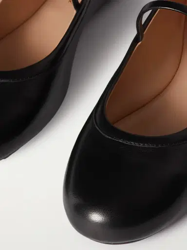 Gianvito Rossi Carla Leather Mary Jane Ballet Flats | Thumbnail 4 Gianvito Rossi Carla Leather Mary Jane Ballet Flats | Thumbnail 4