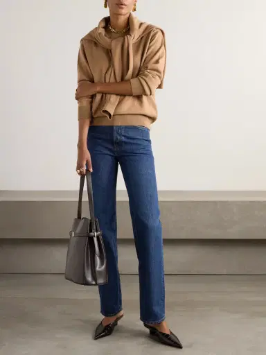 TOTEME + Net Sustain High-rise Straight-leg Jeans | Thumbnail 2