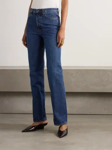 TOTEME + Net Sustain High-rise Straight-leg Jeans | Thumbnail 3