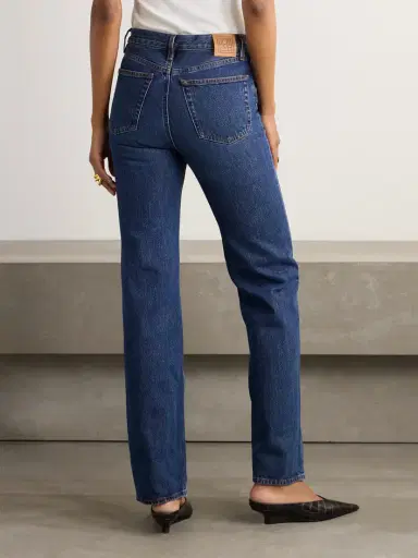 TOTEME + Net Sustain High-rise Straight-leg Jeans | Thumbnail 4