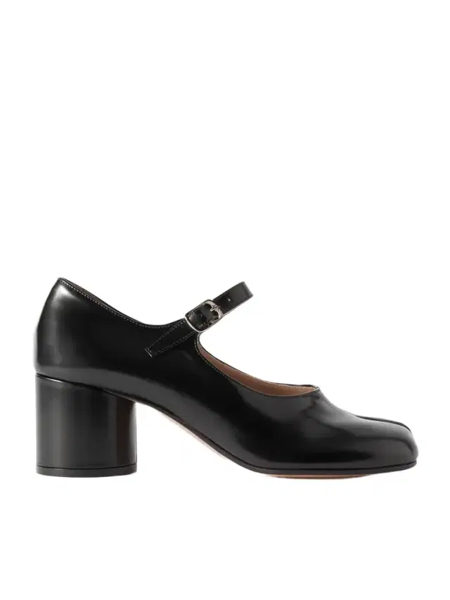 Maison Margiela Tabi Split-toe Glossed-leather Mary Jane Pumps