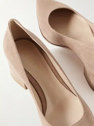 Gianvito Rossi Piper 45 Suede Pumps | Thumbnail 4 Gianvito Rossi Piper 45 Suede Pumps | Thumbnail 4