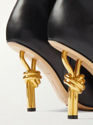 Bottega Veneta Knot Leather Ankle Boots | Thumbnail 4 Bottega Veneta Knot Leather Ankle Boots | Thumbnail 4